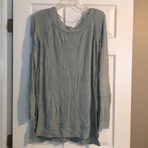 Free People waffle knit sweater